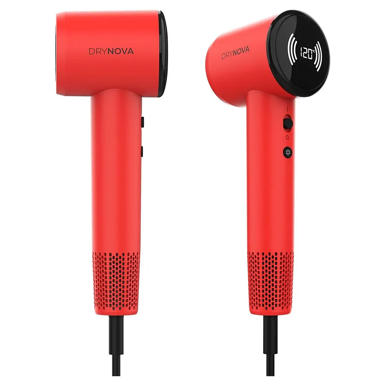 Secador de Cabelo Cecotec DryNova Red 1600W - Ecrã Digital + Iónico | Potente & Silencioso 1