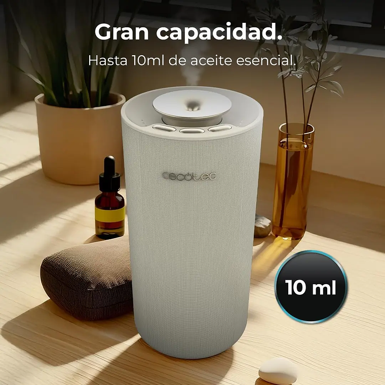 Humidificador Cecotec PureAroma 3000 10L | Bluetooth, LED, Difusor Aromas 10