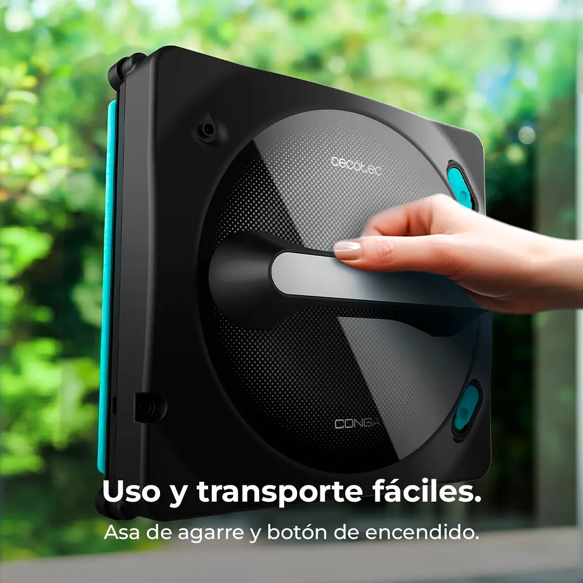 Robô Limpa-Vidros Cecotec Windroid 1490 TwerkingSpray | Conectado, 3-em-1, 72W 5