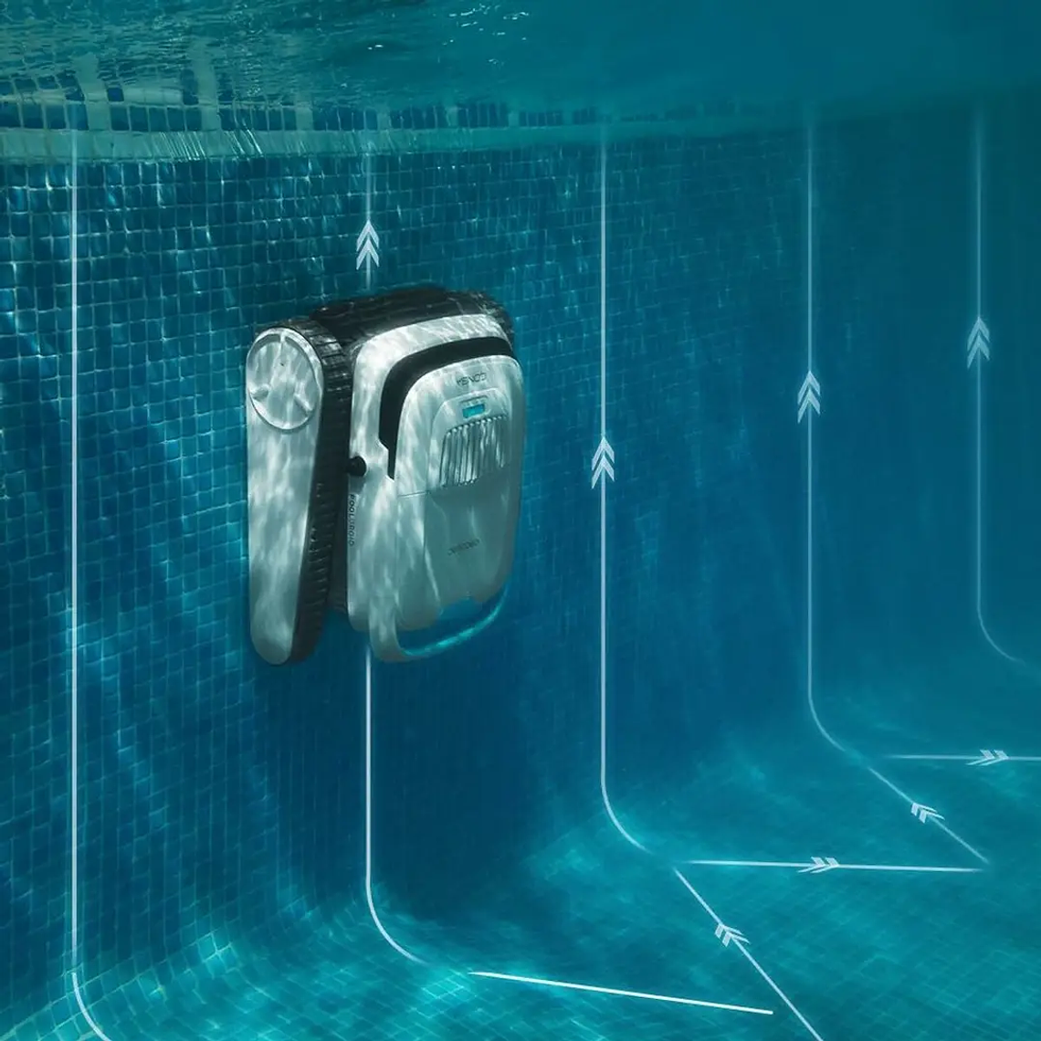 Robô Limpa-Fundos Piscina Cecotec PoolDroid 5000 | Autónomo, 80W 5