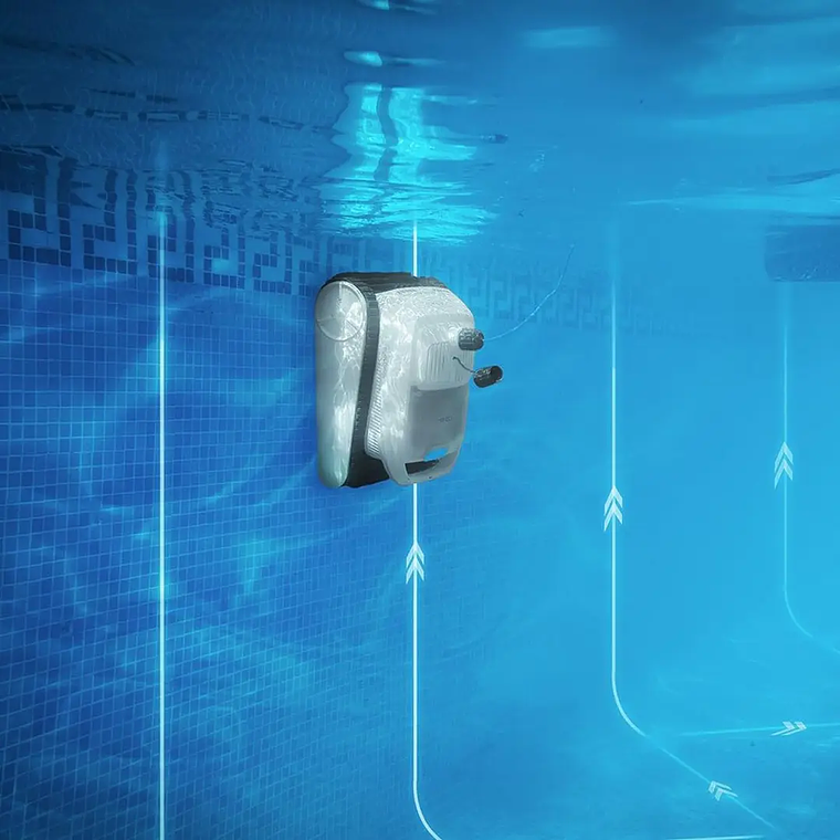 Robô Piscina Cecotec PoolDroid 10000 | c/ Comando, AquaSkater | Limpa Tudo 9