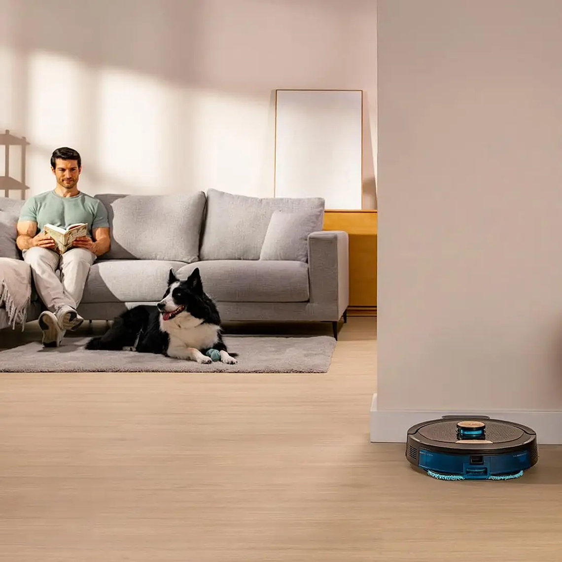 Robot Aspirador + Esfregona Cecotec M100 Spin AI | 2000Pa, AI Navigation, Wi-Fi/App 5