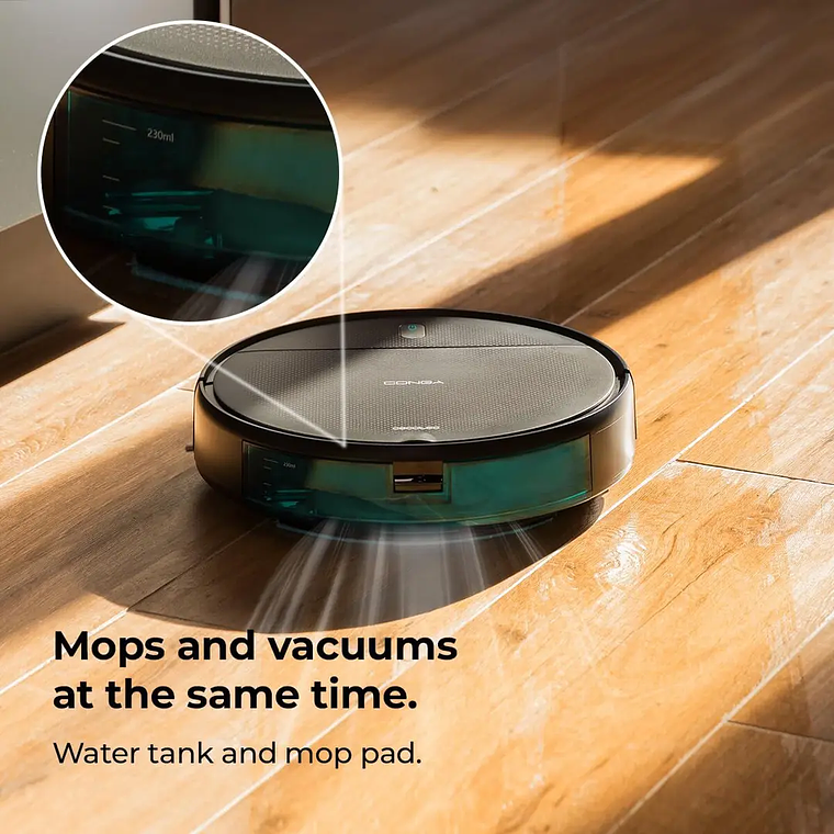 Robot Aspirador Cecotec M10 Aqua | Aspira + Esfrega, 2000Pa, App Control, 2h Autonomia 4