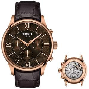 Relógio Masculino Tissot Chemin des Tourelles Powermatic 80 | Automático, Cronógrafo, Cristal Safira