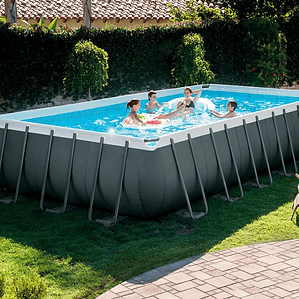 Piscina Intex Retangular 732x366x132cm | 31.805L, Filtro 7.900L/h, Montagem 60min