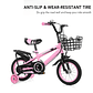 Bicicleta Infantil Ajustável 12/14/16 Polegadas com Cesto Removível | Bicicleta para Crianças de 2 a 7 Anos - Thumbnail 3