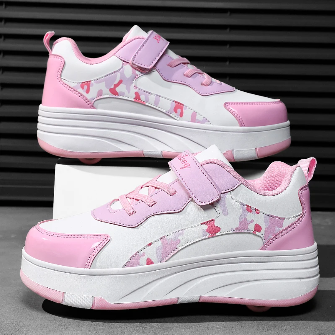 Kids' Scooter with Retractable Wheels | Snickers Fashion Skate for Outdoor Sports, Gift for Boys and Girls 5