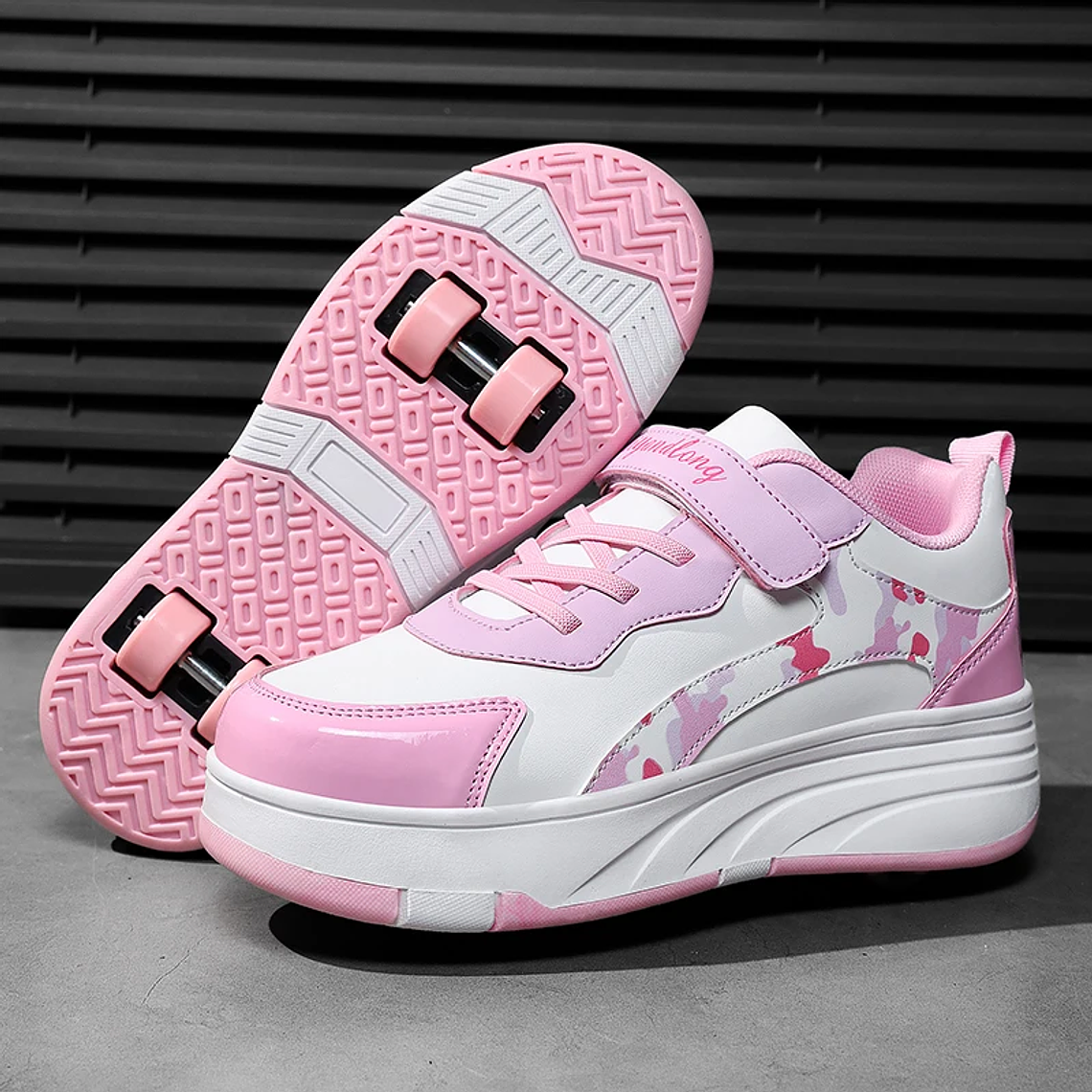 Kids' Scooter with Retractable Wheels | Snickers Fashion Skate for Outdoor Sports, Gift for Boys and Girls 6