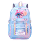Stitch Large Capacity Backpack | Everyday Nylon Backpack with Anime Print for School and Travel - thumbnail 3