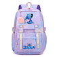 Stitch Large Capacity Backpack | Everyday Nylon Backpack with Anime Print for School and Travel - thumbnail 6