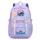 Stitch Large Capacity Backpack | Everyday Nylon Backpack with Anime Print for School and Travel - thumbnail 7