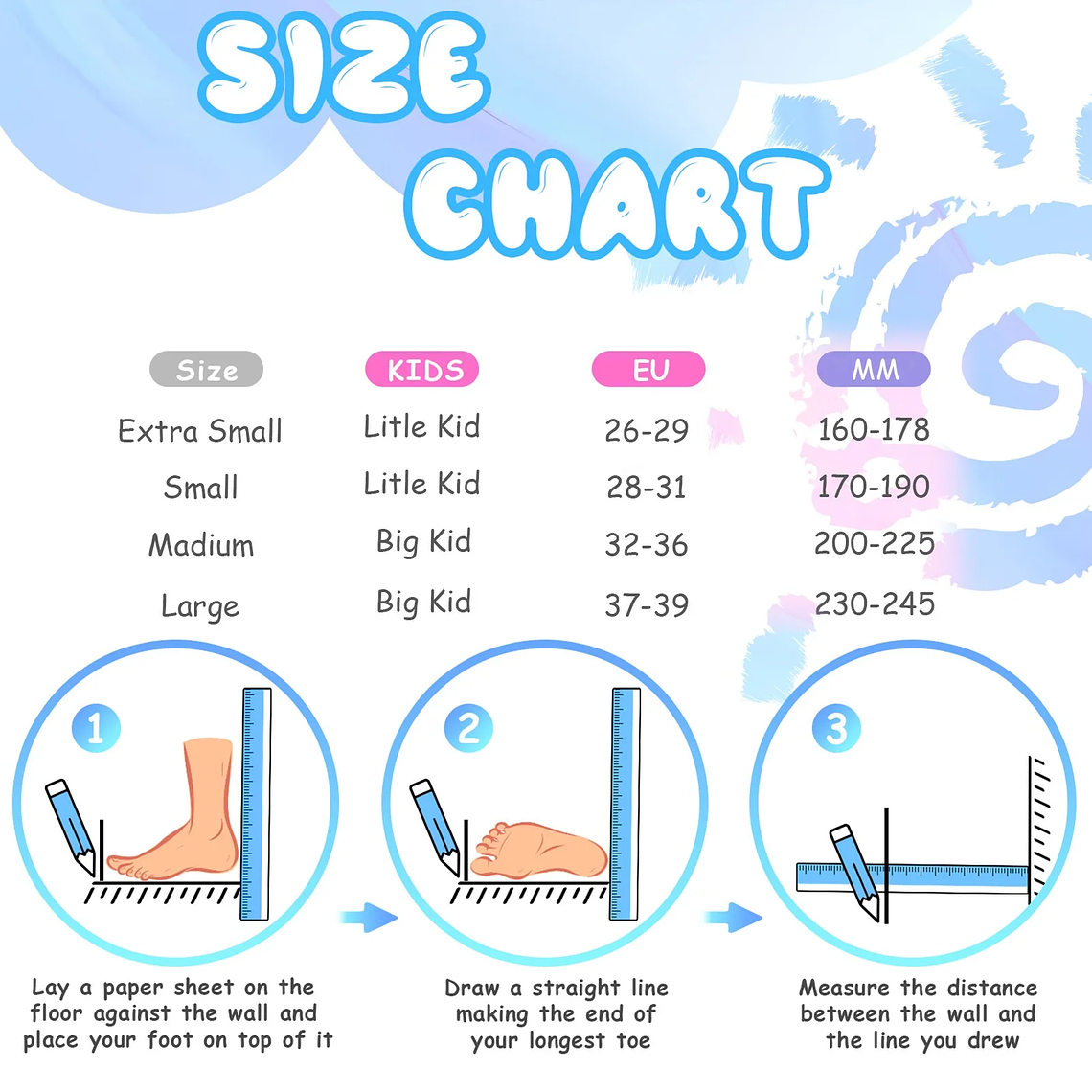 Patins Infantis 4 Rodas com Luzes LED | Patins Ajustáveis para Meninos e Meninas | Sapatilhas PU com Rodas que Piscam 3