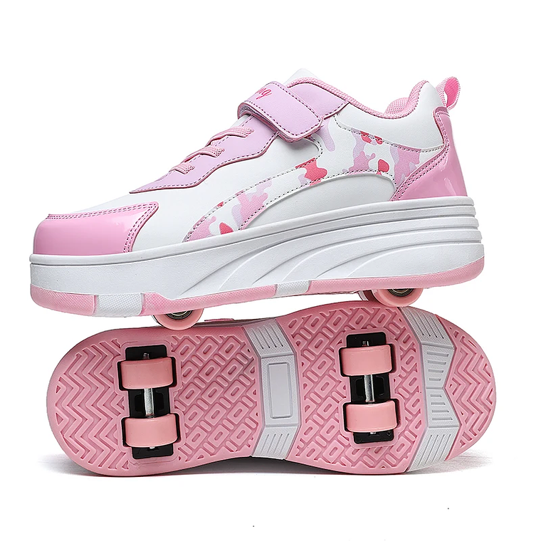 Kids' Scooter with Retractable Wheels | Snickers Fashion Skate for Outdoor Sports, Gift for Boys and Girls 7