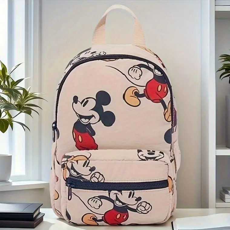Mochila Casual Disney Mickey | Mochila Escolar e de Dia a Dia Unissex para Crianças, Meninas e Meninos 7