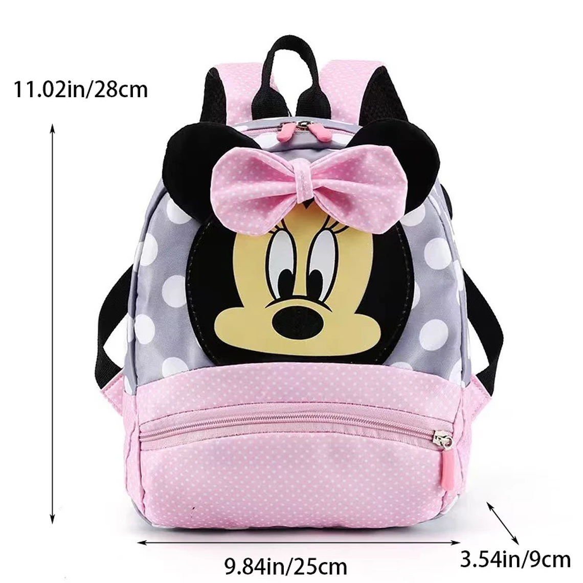 Mochila Infantil Disney Minnie 2025 - Mochila Escolar Kawaii Rosa para Meninas, Presente para Crianças e Jardim de Infância 3