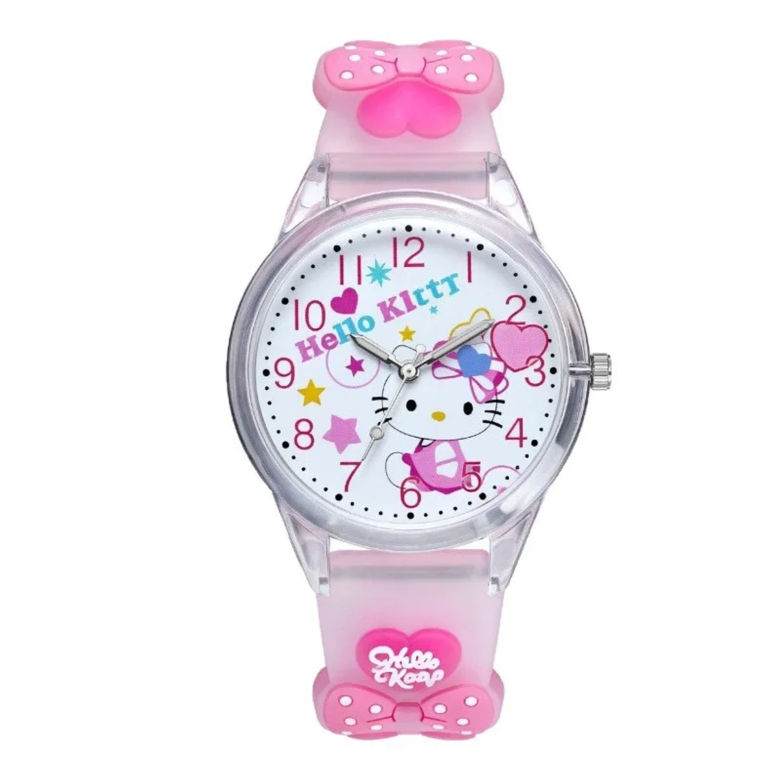 Relógio Hello Kitty Quartz para Meninas | Design Fofo, Resistente à Água 5ATM | Presente de Festa Fashion 1