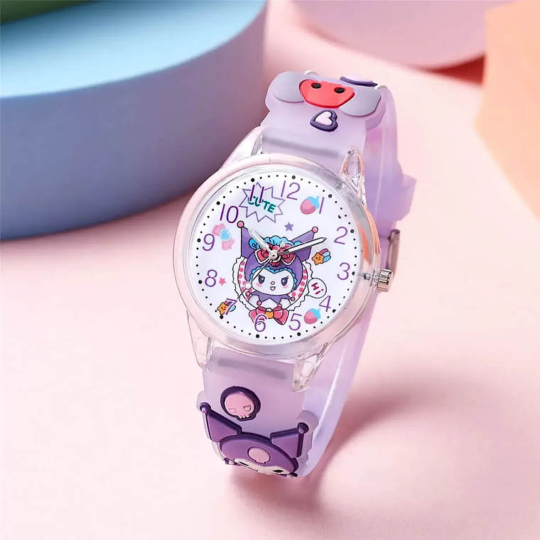 Relógio Hello Kitty Quartz para Meninas | Design Fofo, Resistente à Água 5ATM | Presente de Festa Fashion 4
