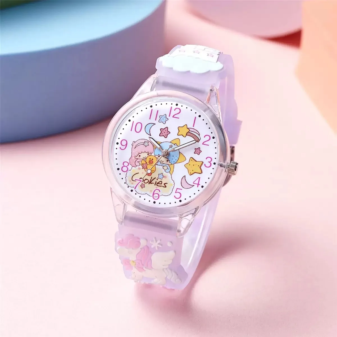 Relógio Hello Kitty Quartz para Meninas | Design Fofo, Resistente à Água 5ATM | Presente de Festa Fashion 5