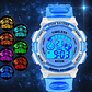 Children's Digital Light-Up Watch, Waterproof | With Alarm, Calendar, and Sports Modes | For Boys and Girls - thumbnail 2