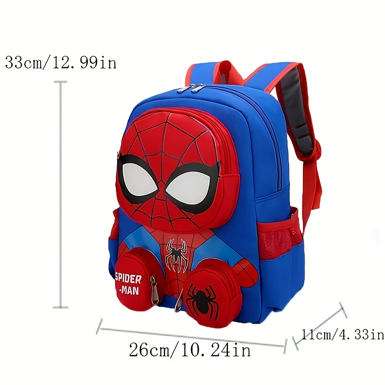 Mochila Dobrável Spider-Man Grande Capacidade | Mochila de Viagem e Dia a Dia para Fãs do Homem-Aranha (Presente para Natal e Aniversário) 5