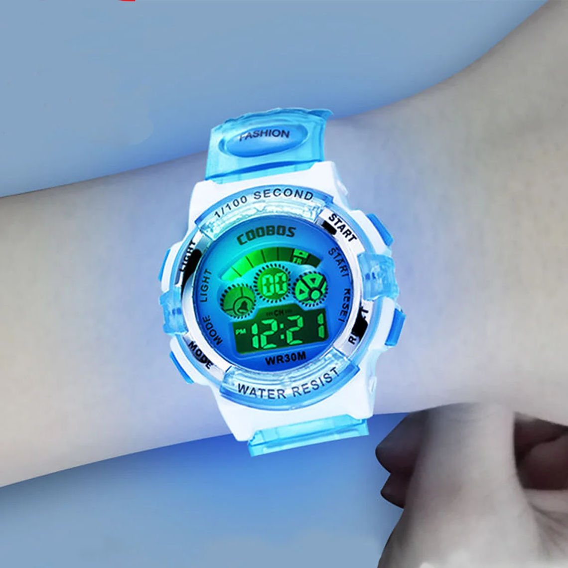 Children's Digital Light-Up Watch, Waterproof | With Alarm, Calendar, and Sports Modes | For Boys and Girls 3