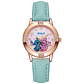 Disney Stitch Watch for Girls | Rhinestone Dial, Leather Strap | Water Resistant, Gift - thumbnail 7