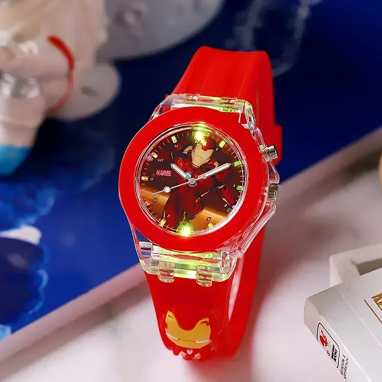 Disney Minnie/Mickey Mouse Watch for Kids | Luminous Wristband + LED Lights, Waterproof | Birthday Gift 6