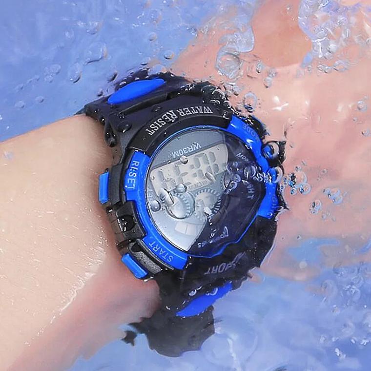 Children's Digital Light-Up Watch, Waterproof | With Alarm, Calendar, and Sports Modes | For Boys and Girls 5