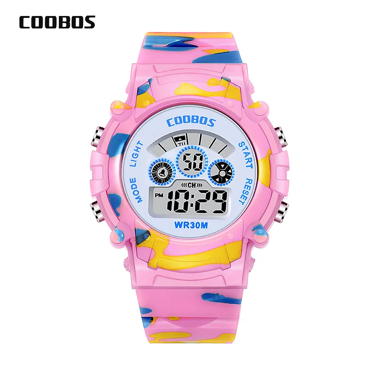 Children's Digital Light-Up Watch, Waterproof | With Alarm, Calendar, and Sports Modes | For Boys and Girls 15