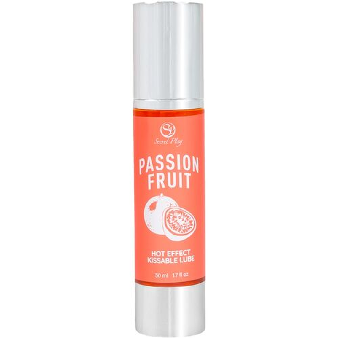 Lubrificante Aquecedor de Maracujá Secretplay 50ml | 2 em 1 para Massagem Erótica e Intimidade, Sabor Frutado | Sem Açúcar e Parabenos 1