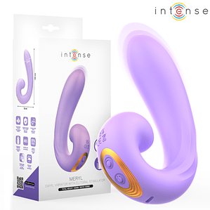 Meryl - Dual Vibration Stimulator for Clitoris and G-Spot | 10 Modes, 2 Motors, Ergonomic Design | Waterproof