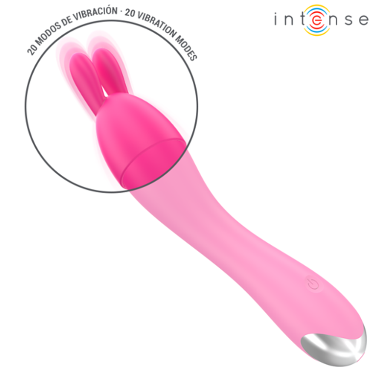 Cher - Vibrador com 4 Cabeças Intercambiáveis | 20 Padrões de Vibração, Silicone Macio | Resistente à Água 4