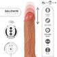 Baldwin - Realistic Vibrator with Penetrating Motion | 22cm, Remote Control, Waterproof | MR INTENSE - thumbnail 3