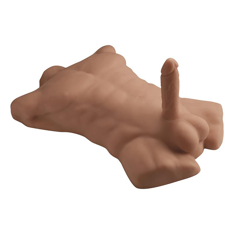 Torso SILEXD Apollo L Caramel: Realismo Termorreativo com Dildo Intercambiável 1
