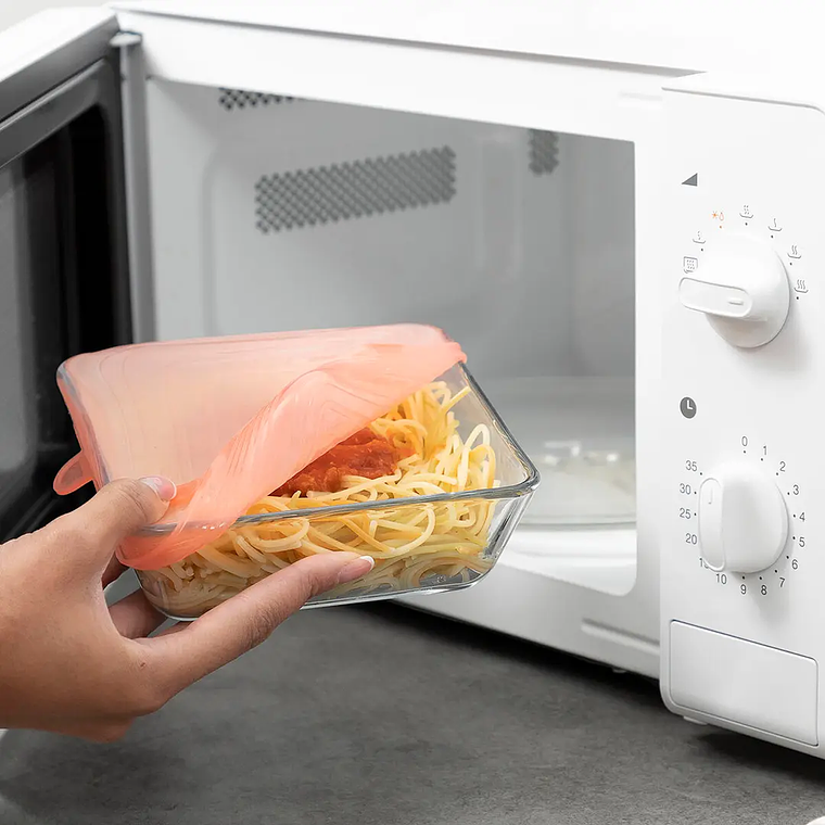 Conjunto de 10 Tampas de Cozinha Reutilizáveis e Ajustáveis Lilyd: Solução Sustentável para Conservar Alimentos 8