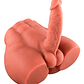 Male Torso Masturbator in TPE with Dildo and Anus | Male Masturbator in Buttocks Shape 4.0 kg - thumbnail 1