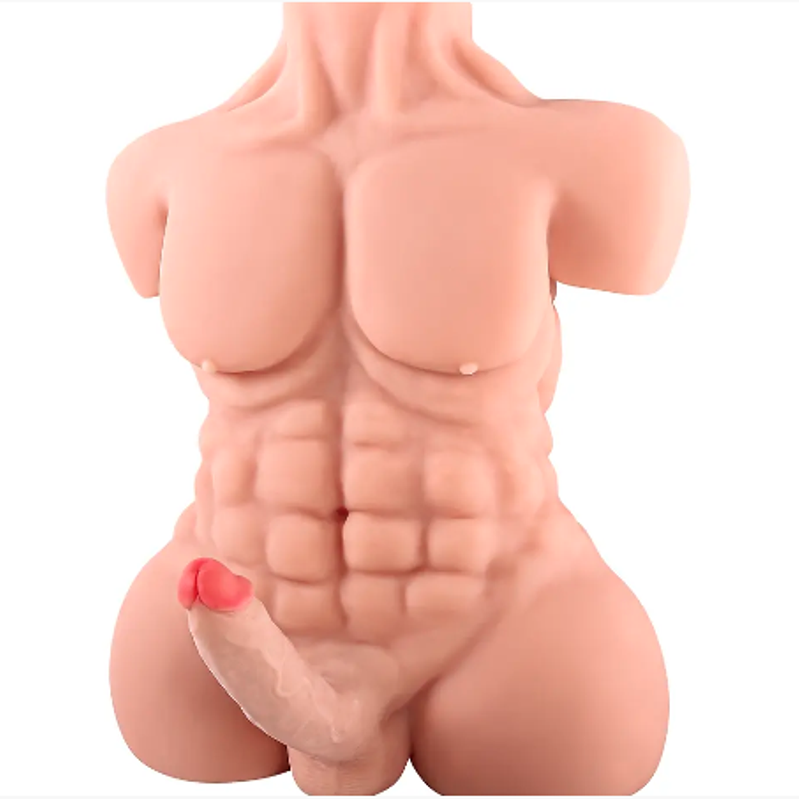 Torso de Boneco Amoroso Masculino 13kg com Dildo | Torso Sexual Masculino em TPE para Homens e Mulheres 1