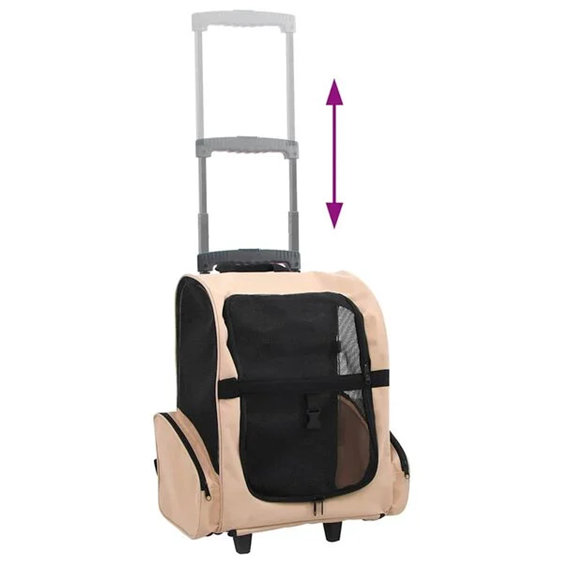 Carrinho Dobrável para Animais | Carrinho Polivalente e Mochila para Cães, Gatos e Coelhos 4