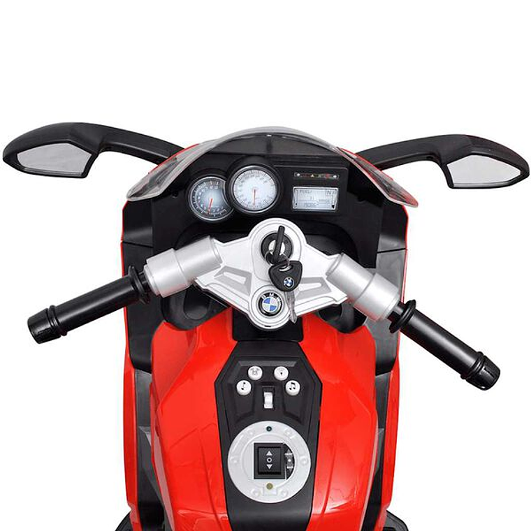 BMW 283 Electric Motorcycle for Kids - Red 6V | Children's Vehicle with Music and Realistic Sound 5
