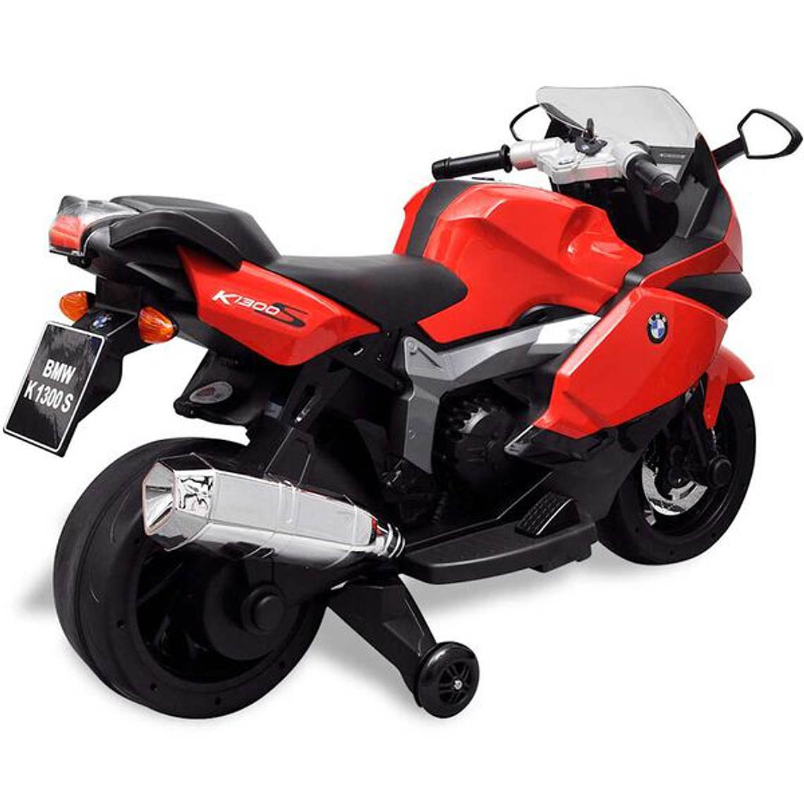 BMW 283 Electric Motorcycle for Kids - Red 6V | Children's Vehicle with Music and Realistic Sound 3