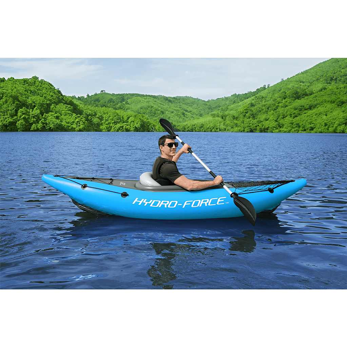 Bestway Hydro-Force Inflatable Kayak for 1 Person | Recreational Kayak for Lakes and Calm Rivers 2