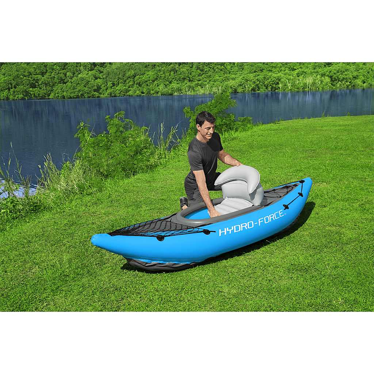 Bestway Hydro-Force Inflatable Kayak for 1 Person | Recreational Kayak for Lakes and Calm Rivers 5