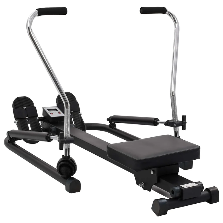 5-level rowing machine with hydraulic resistance. 1