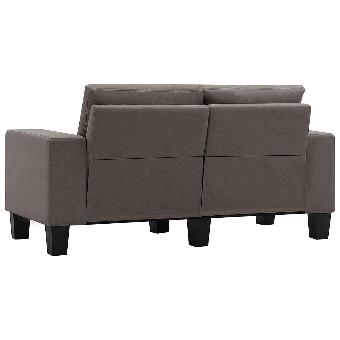 Grey-Brown 2-Seater Sofa vidaXL | Modern Fabric Sofa for Small Spaces 2