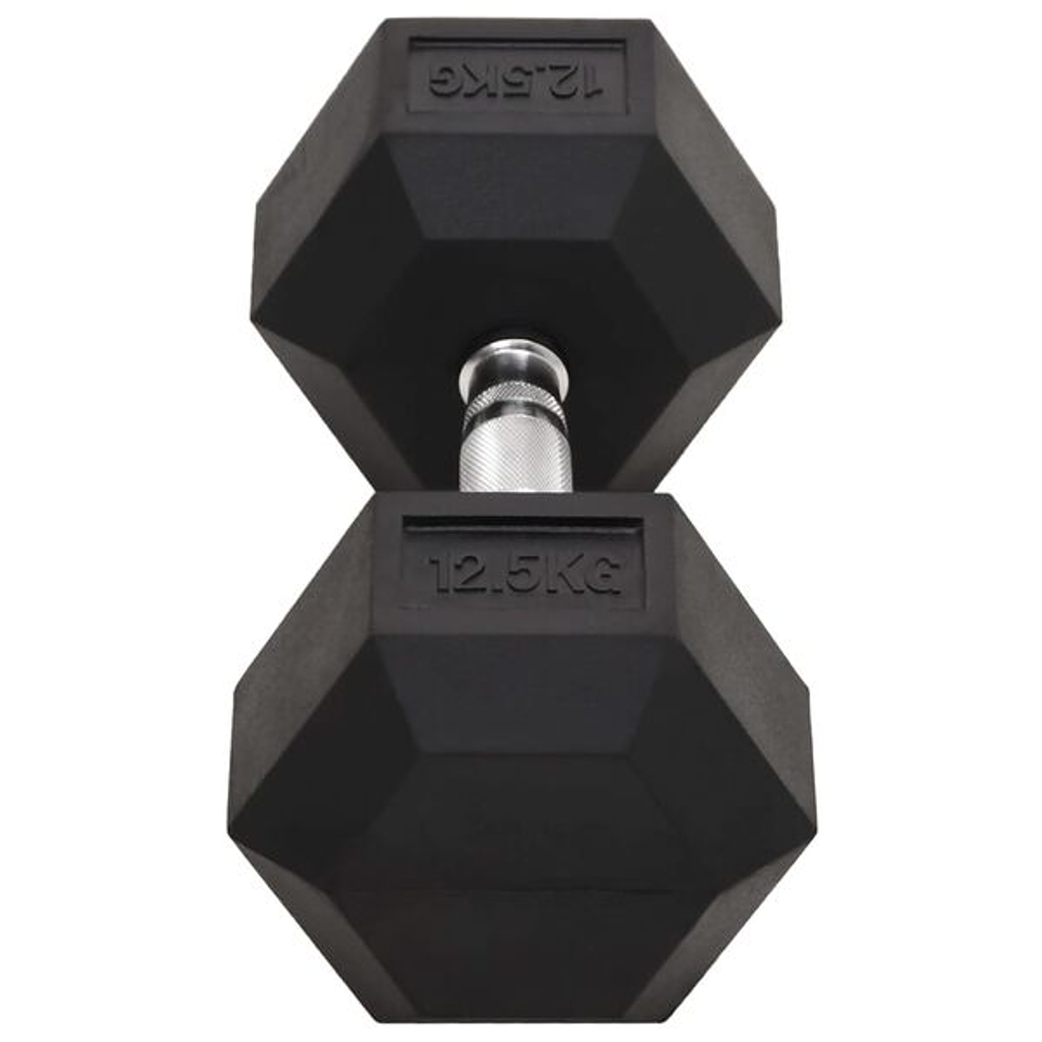 Halteres 2 Peças 25 kg Total vidaXL | Halteres Hexagonais em Ferro Fundido com Revestimento de Borracha 2