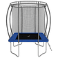 Trampolim Retangular de Jardim 274x183 cm | Conjunto com Rede de Segurança e Capa de Chuva | 150 kg - Thumbnail 4