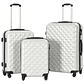 vidaXL 3-Piece Luggage Set | Rigid ABS Anthracite Trolleys (S, M, L) - thumbnail 11
