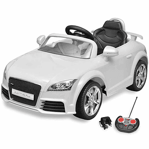Carro Audi TT RS para crianças com controlo remoto - branco