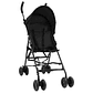 vidaXL Carrinho de bebé aço antracite e preto - thumbnail 2
