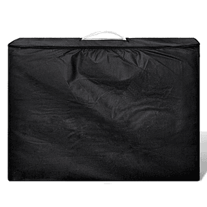 vidaXL Mesa massagem dobrável 2 zonas estrutura madeira branco nata